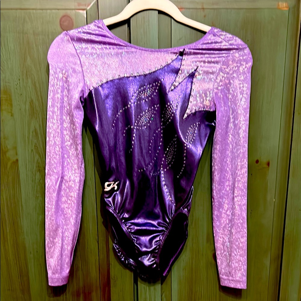 Girls GK Rhinestone Gymnastics leotard-large